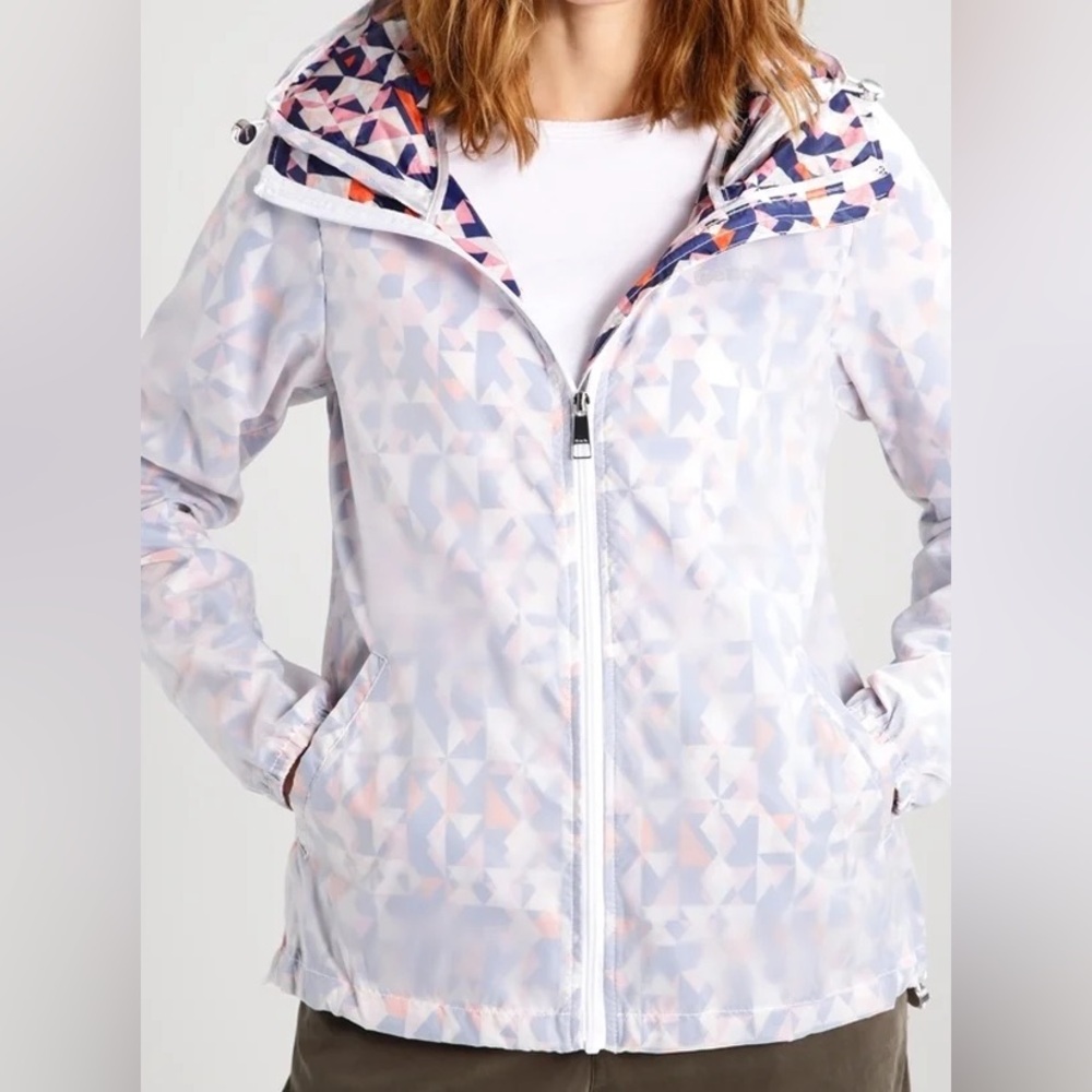 Bench Pastel Geometric Ski windbreaker size small
